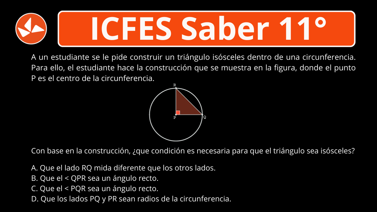 ICFES Saber 11° Triángulo Isósceles